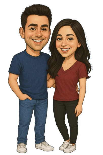 Priya & Rohan Caricature